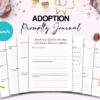 Child Adoption Adoption Promptly Journal 46 Editable Templates, 8.5×11″ Canva Planner editable interior COMMERCIAL Use Adoption Promptly Journal