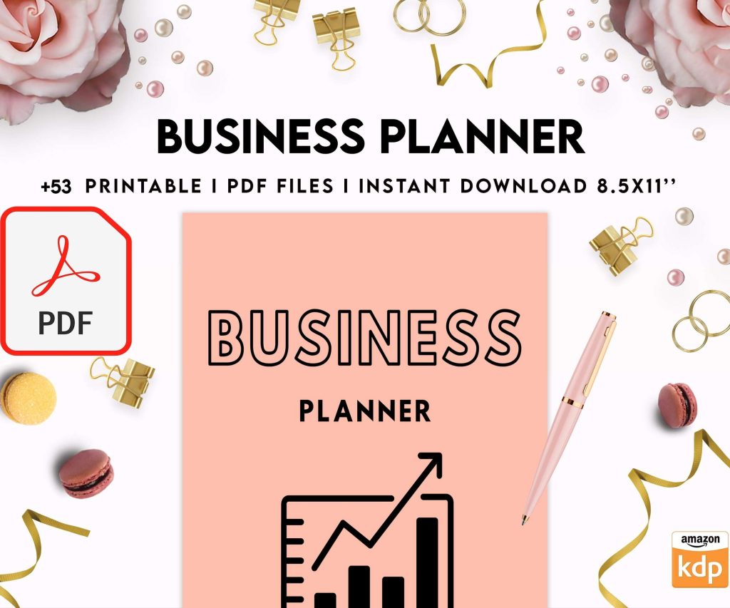 Business Planner, Small Business Plan, Online Business planner, Business Planner Sheets, PDF Printable, 8,5×11″ A4 size