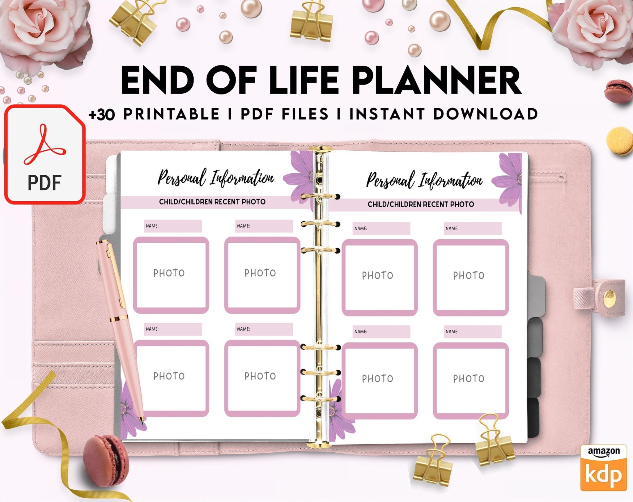 End of Life Planner, Final Wishes Planner, What If Emergency Binder ...