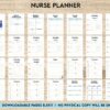Nurse Planner, Nurse Practice journal, Nursing Student Planner, Nursing School Planner, Student Nurse, Medical Student Planner, Canva Editable Templates, interior kdp interior