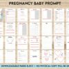 Pregnancy planner Babyand Pregnancy keepsake Promptly, baby gratitude, baby memories guided journal With Prompts, Canva Editable Templates, interior baby book