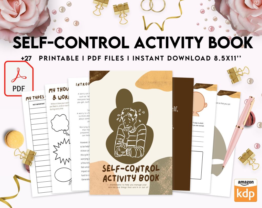Control Self Reflection Journal, Interactive Worksheet, Inserts Planner ...