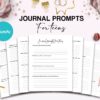 Journaling for Teens Teens self-discovery Promptly Journal 51 Editable Templates, 8.5×11″ Canva Planner editable interior COMMERCIAL Use Canva editable KDP interior