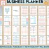 Business Planner journal 33 Pages, 8.5×11" Printable Planner PDF Bundle COMMERCIAL Use business planner