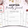 Adoption Promptly Journal 46 Pages, 8.5×11" Printable Planner COMMERCIAL Use Adoption Promptly Journal