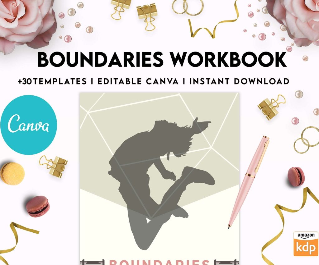 Boundaries workbook, Communicating, Canva Editable Templates