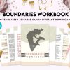 Boundaries Workbook Boundaries workbook, Communicating, Canva Editable Templates