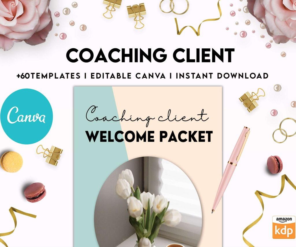 Coaching client welcome packet, client onboarding bundle, life coach guide