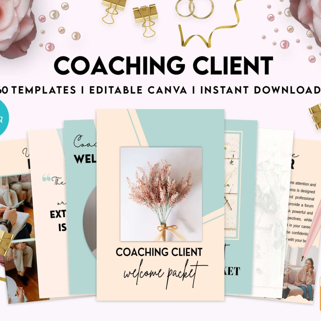 Client Onboarding Coaching client welcome packet, client onboarding bundle, life coach guide