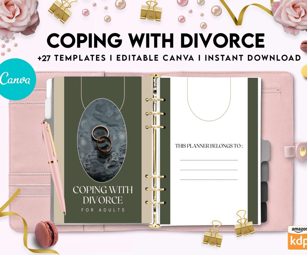 Coping with Divorce for adults, Canva Editable Templates
