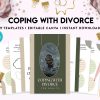 Divorce Planner Coping with Divorce for adults, Canva Editable Templates