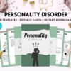 Empathic Personality Disorder Personality disorder, bipolar, borderline, Canva Editable Templates