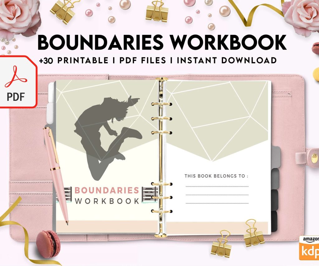 Boundaries workbook, Communicating, PDF file 8,5×11 inch