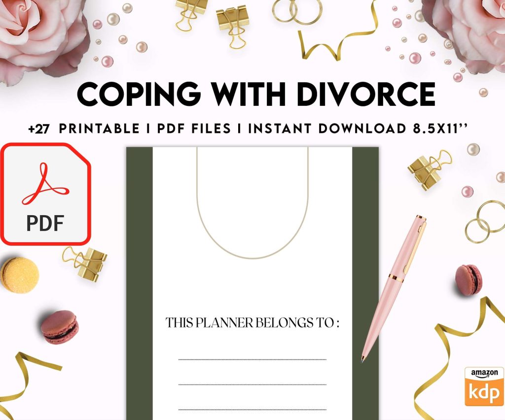 Coping with Divorce for adults, PDF file 8,5×11 inch