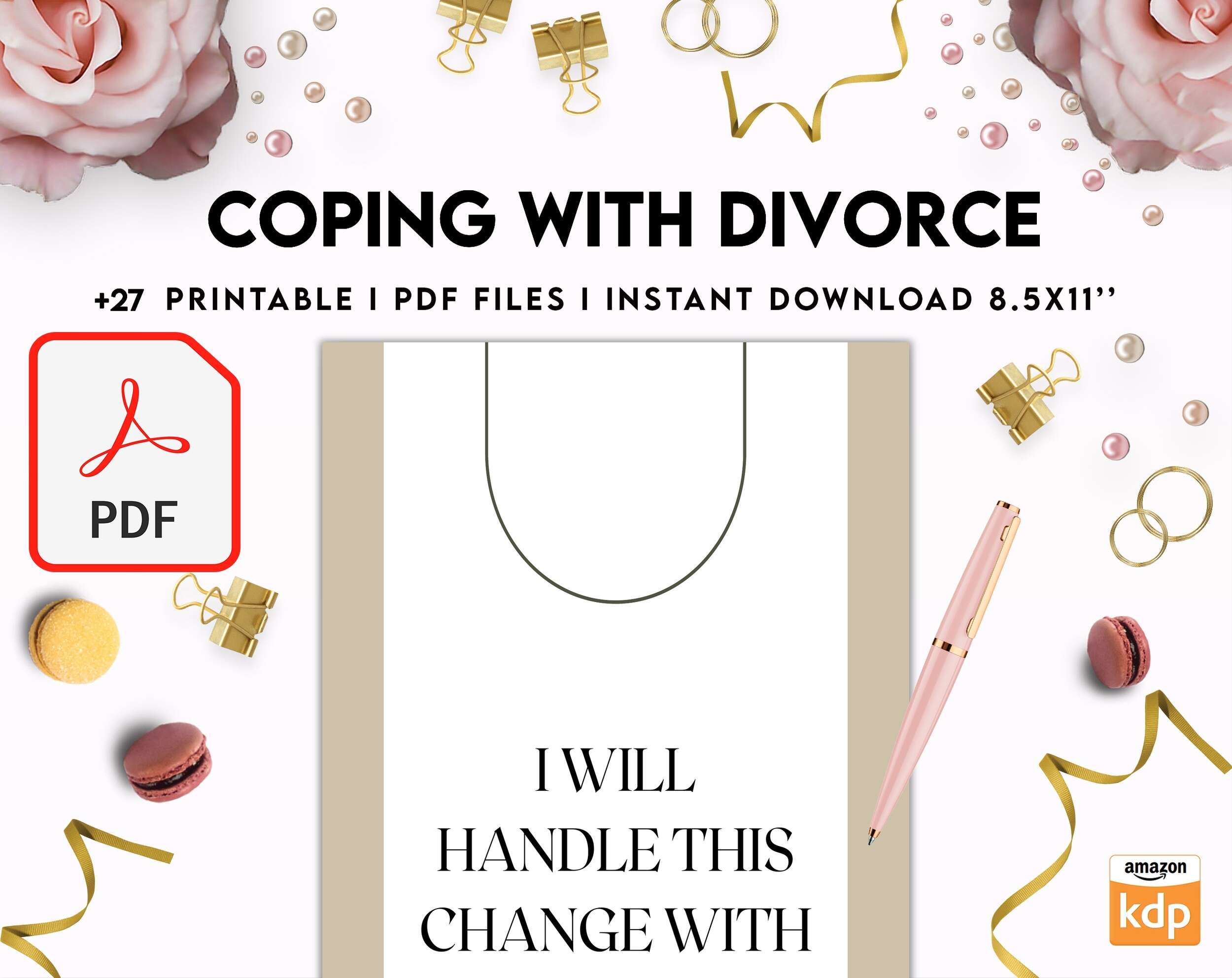 Coping with Divorce for adults, PDF file 8,5×11 inch