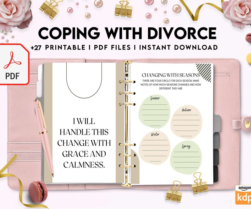 Coping with Divorce for adults, PDF file 8,5×11 inch