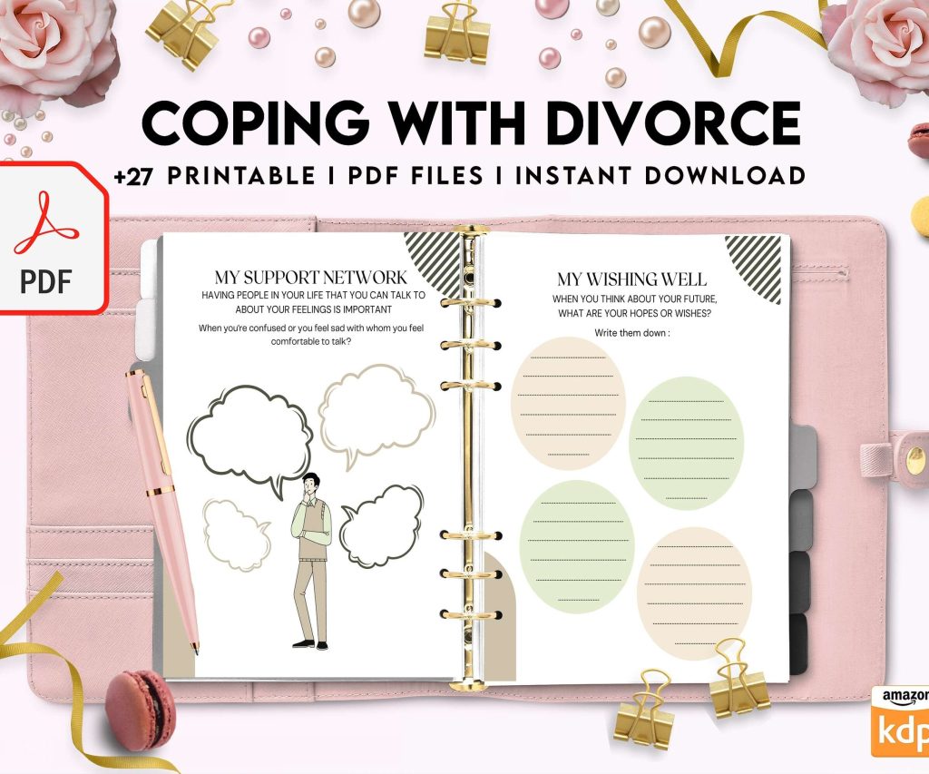 Coping with Divorce for adults, PDF file 8,5×11 inch