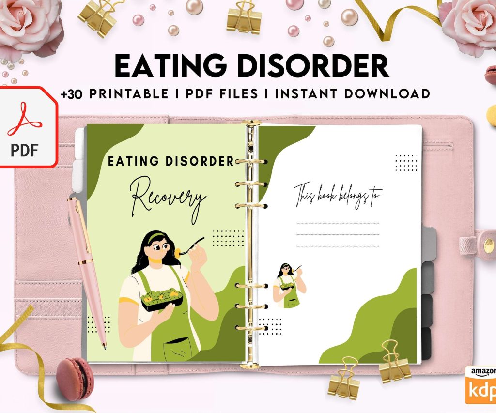 Eating disorder, Anorexia, Bulimia, PDF file 8,5×11 inch