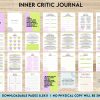 Inner Critic Worksheet Inner Critic Journal, self discovery,self esteem, Limiting Beliefs Digital Download PDF file 8,5×11 inch