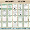 Personality disorder, bipolar, borderline, PDF file 8,5×11 inch