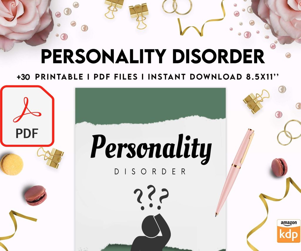 Personality disorder, bipolar, borderline, PDF file 8,5×11 inch