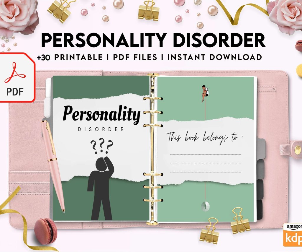 Personality disorder, bipolar, borderline, PDF file 8,5×11 inch