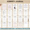 Sobriety, Addiction recovery Journal, calmness, PDF file 8,5×11 inch