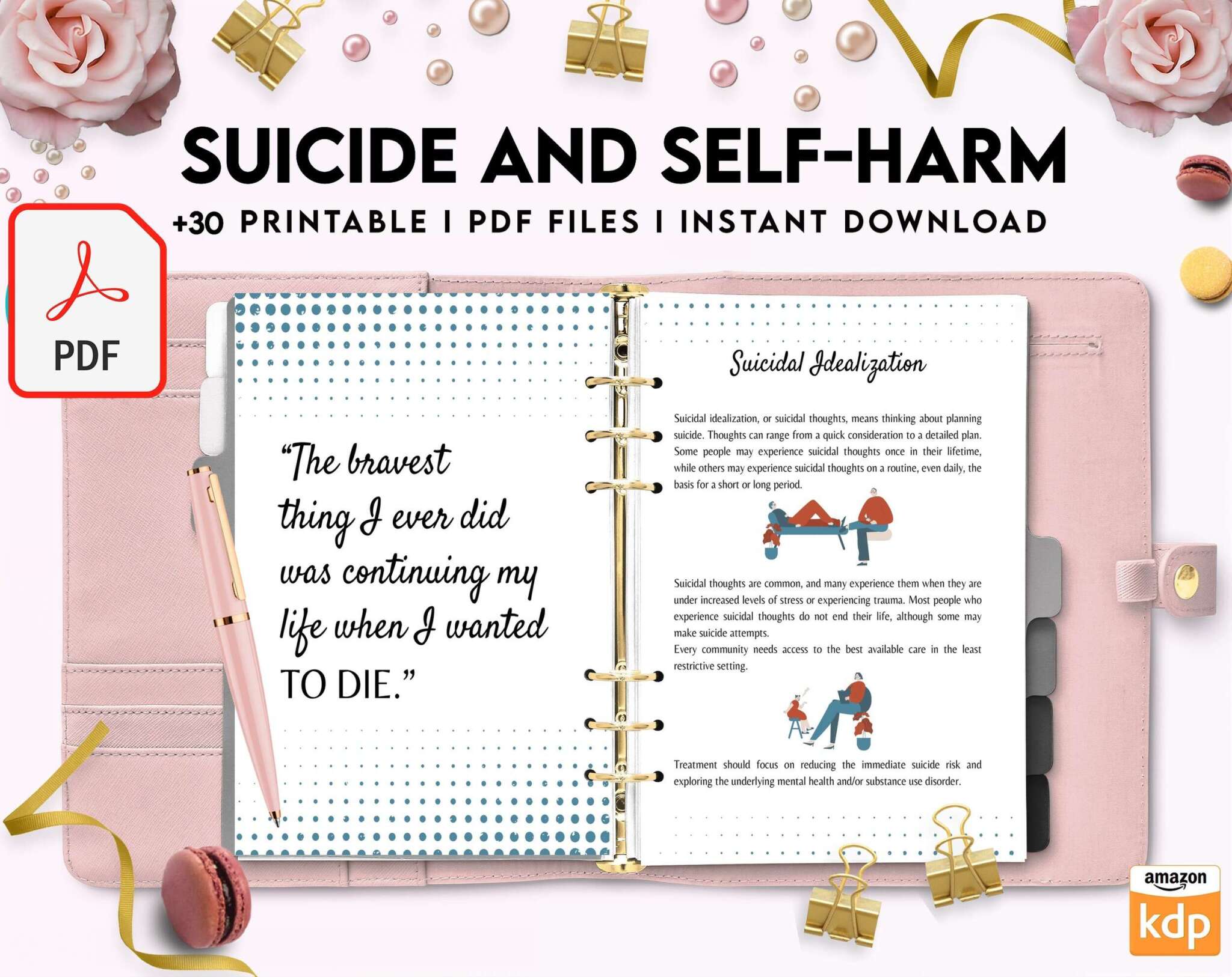Suicide and self-harm journal, suicide awareness,suicide prevention ...
