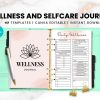Wellness and Selfcare Journal, Canva Editable Templates.