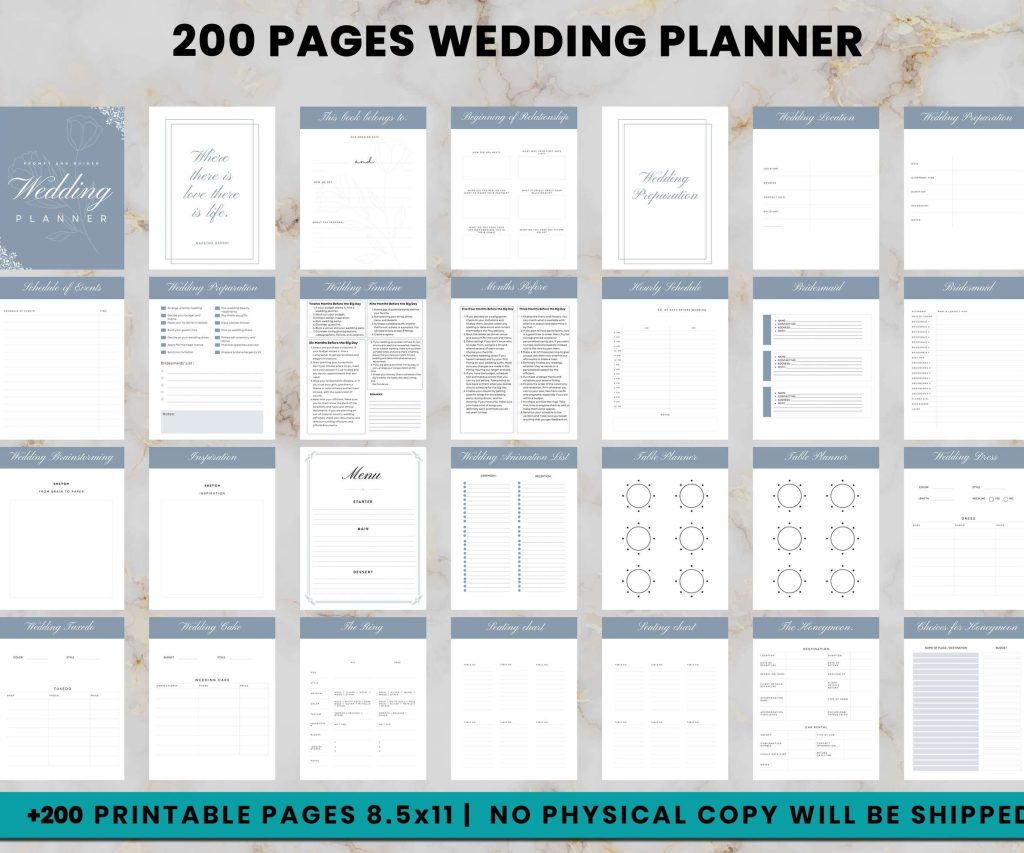 PDF-200-Pages-Wedding-Planner
