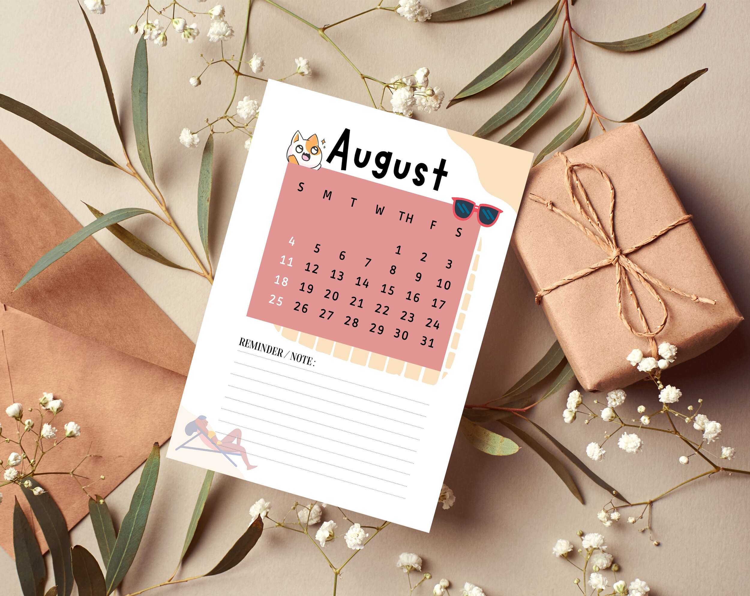 2024 Canva Editable Summer Planner Templates