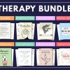 The Ultimate Therapy Bundle with Printable Resources, Worksheets, and Progress Notes