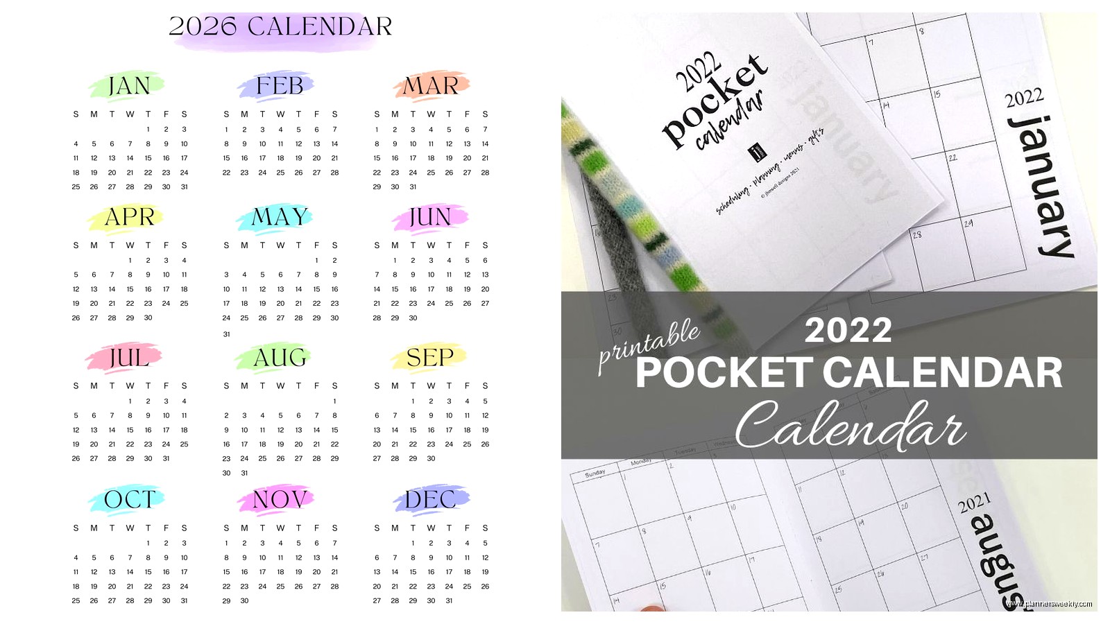2026 Pocket Calendar Guide: Best Compact Options