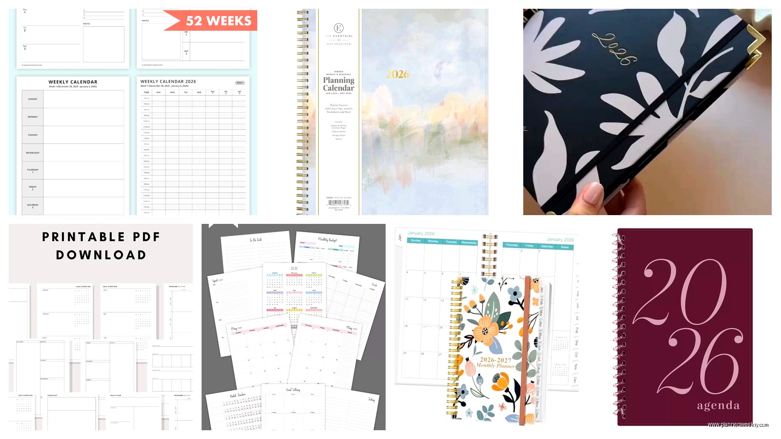 2026 Weekly Monthly Planner: Best Combination Options