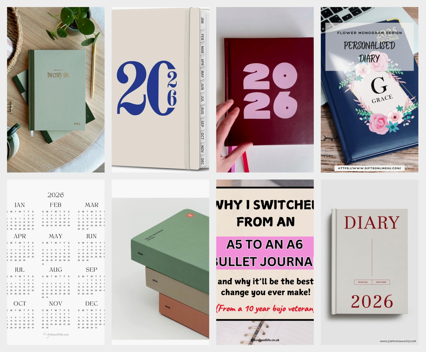 2026 A6 Diary: Best Compact Planning Options