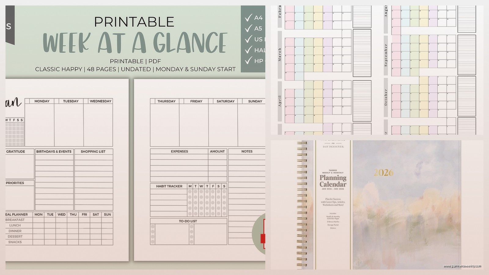 At a Glance 2026 Weekly Planner: Product Review & Guide