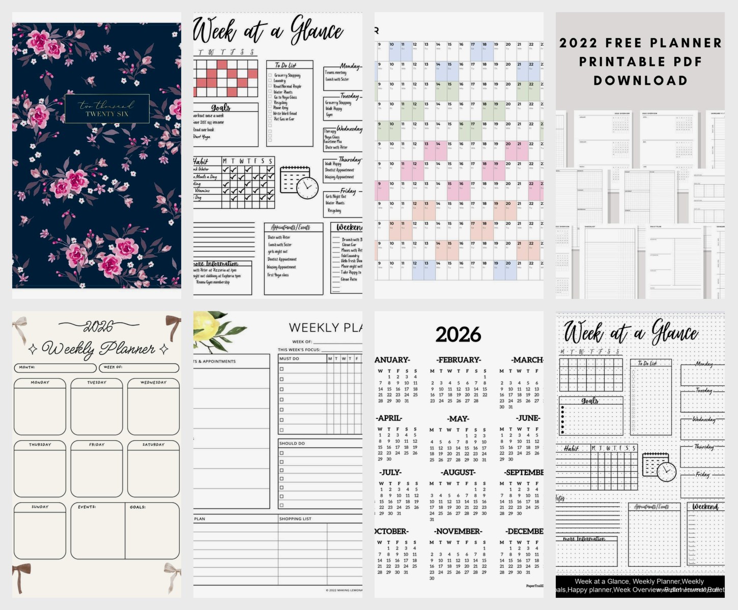 At a Glance 2026 Weekly Monthly Planner: Full Review