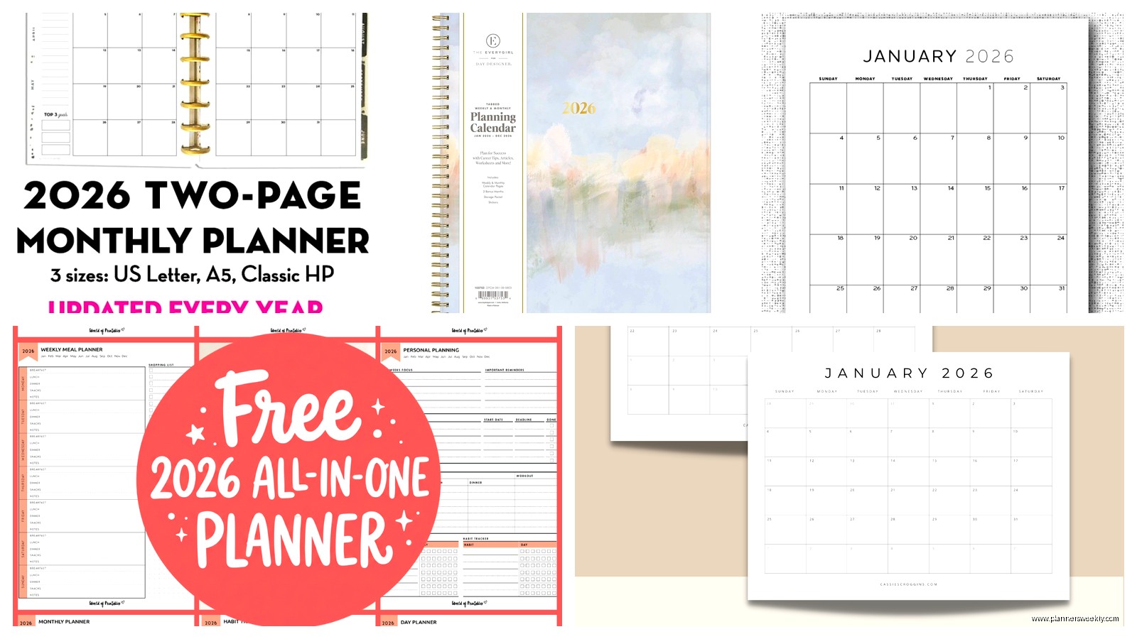 Best Monthly Planners 2026: Expert Reviews & Top Picks