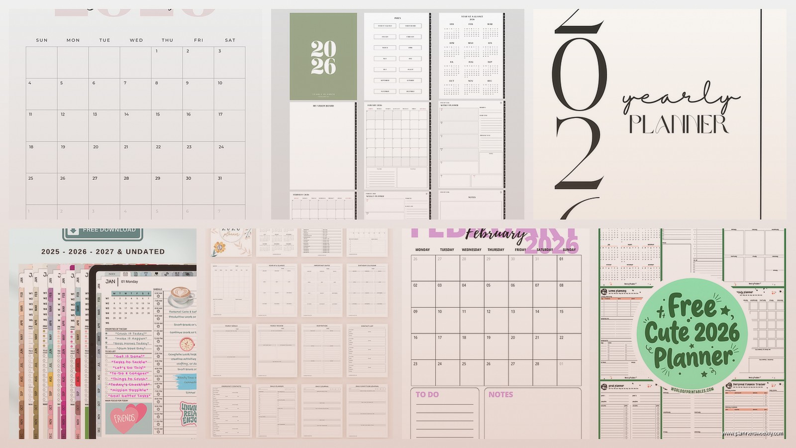 2026 Daily Monthly Planner: Best Combo Options