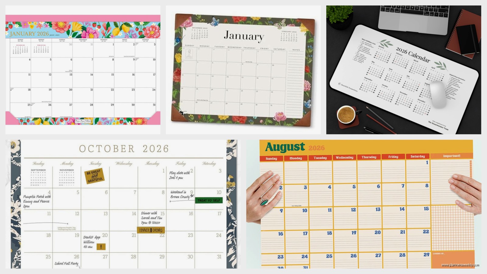 2026 Desk Pad Calendar: Best Desktop Options