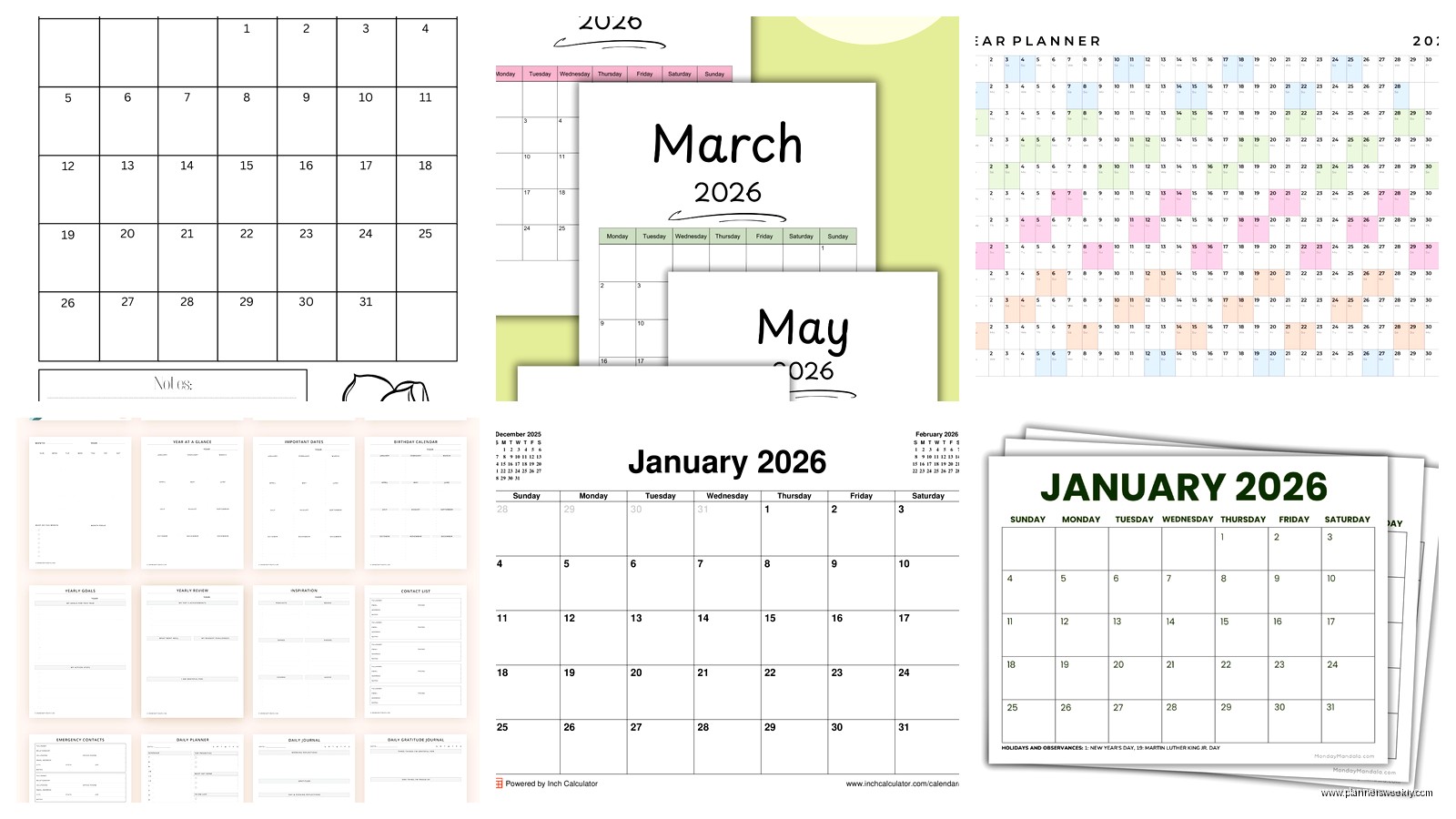 Free Online Calendar Planner 2026: Best Web Tools