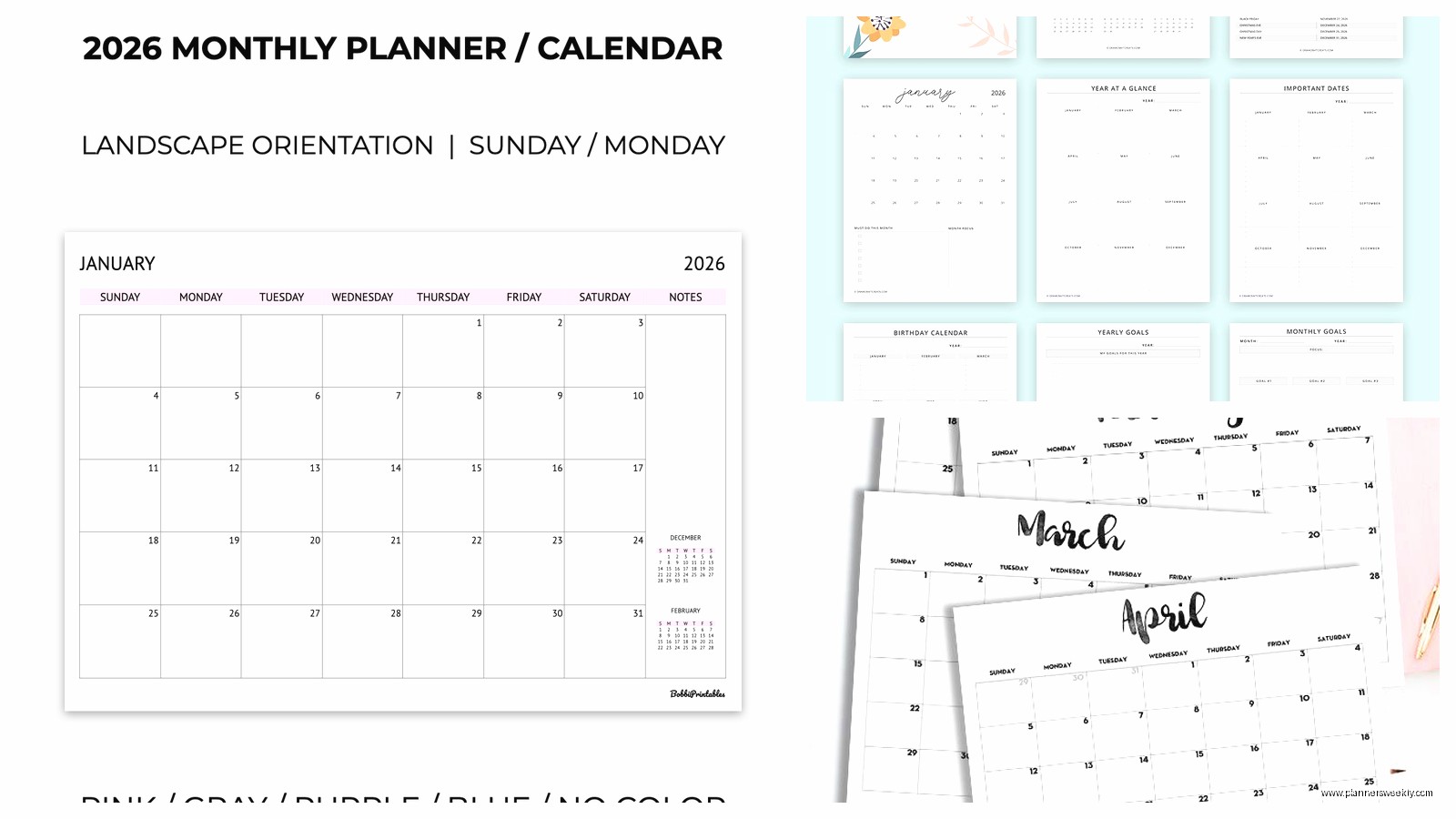 2026 Monthly Planner Guide: Best Options & Reviews