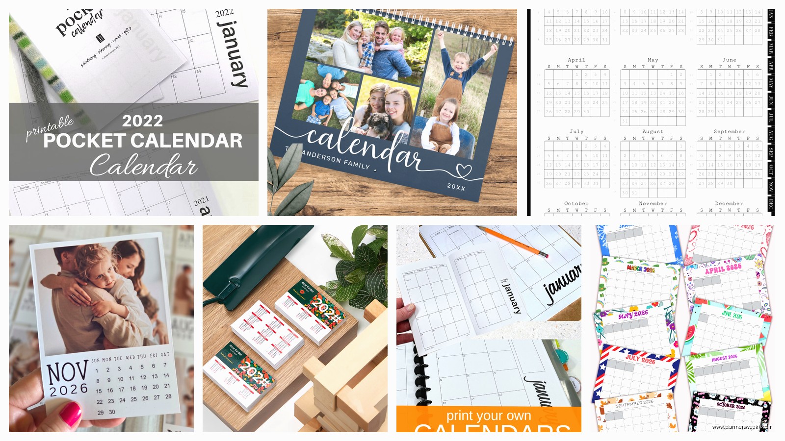 Personalized 2026 Pocket Calendar: Custom Options