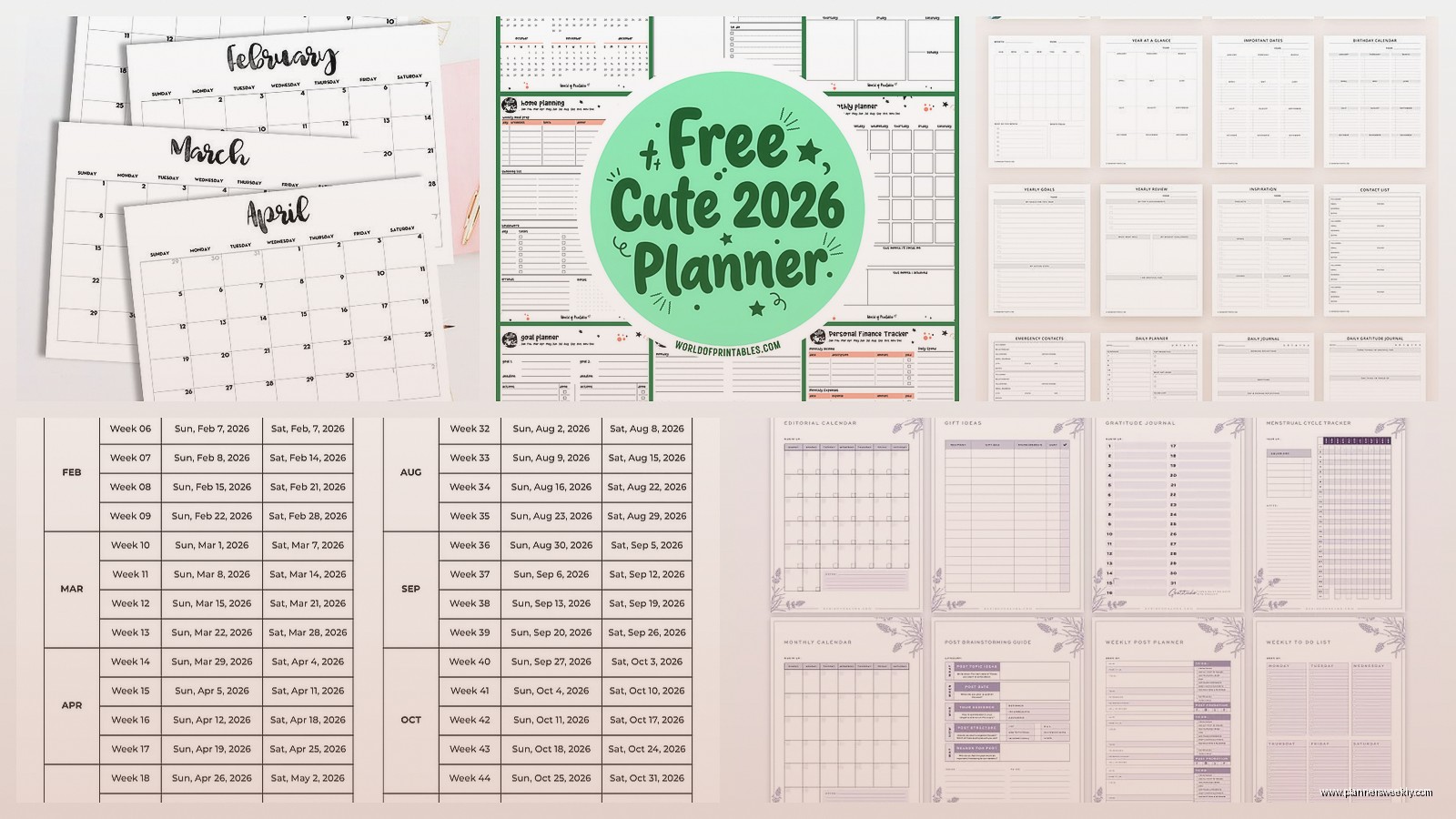 2026 Weekly Monthly Planner: Best Combo Options
