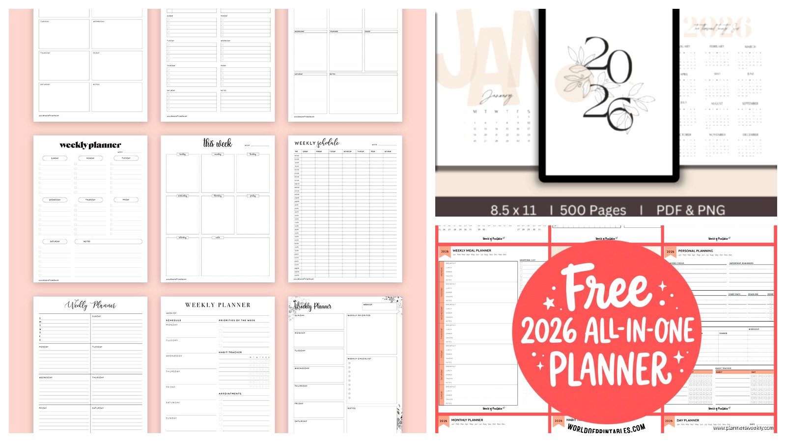 2026 Weekly Planner Guide: Reviews & Comparisons