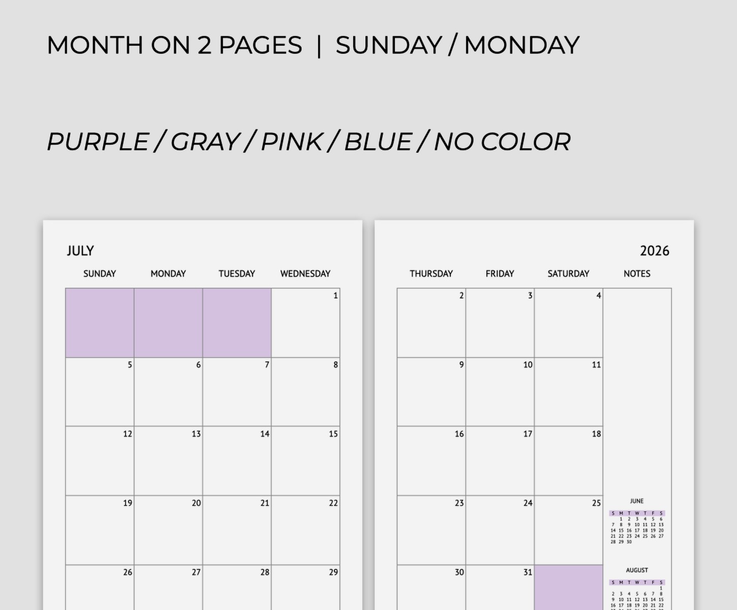 2026-2028 Monthly Planner: Multi-Year Planning Guide