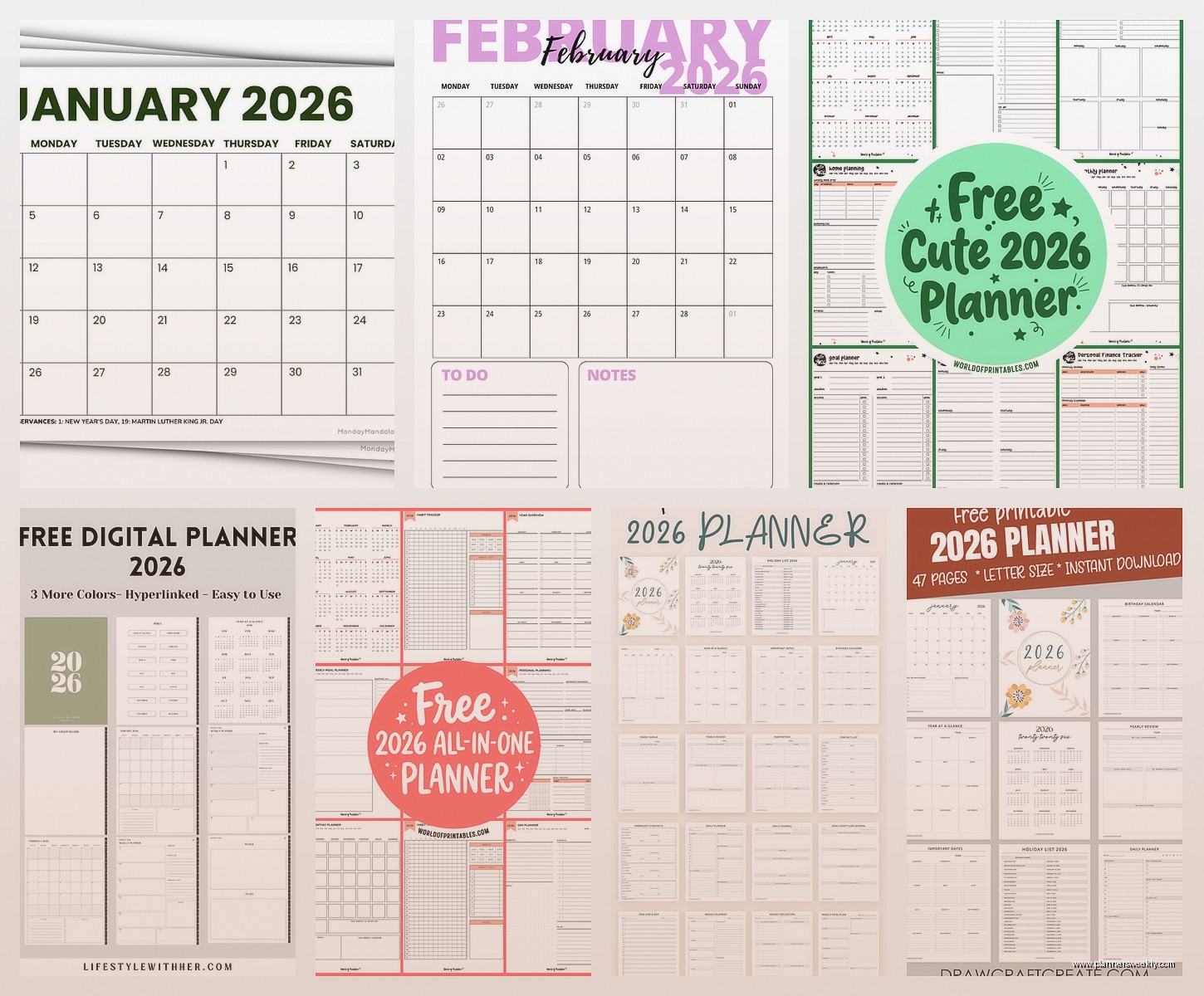 2026 Daily Monthly Planner: Best All-in-One Options