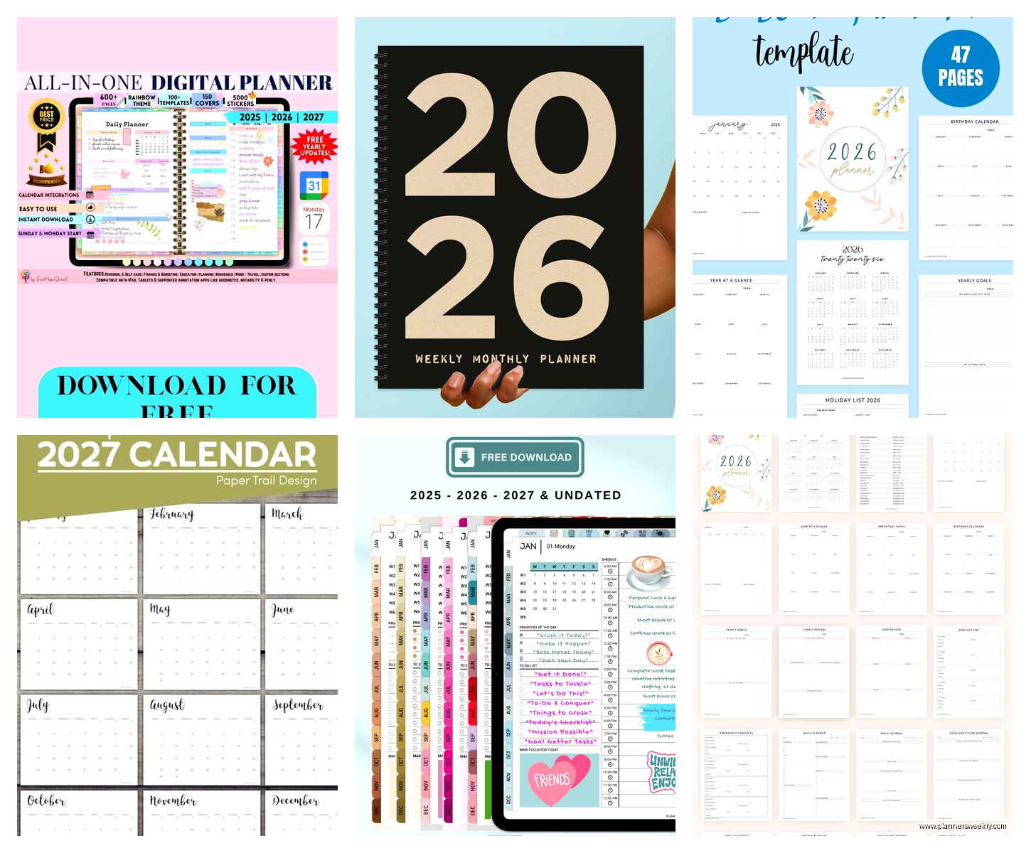 Best 2027 Weekly Planners: Complete Comparison Guide