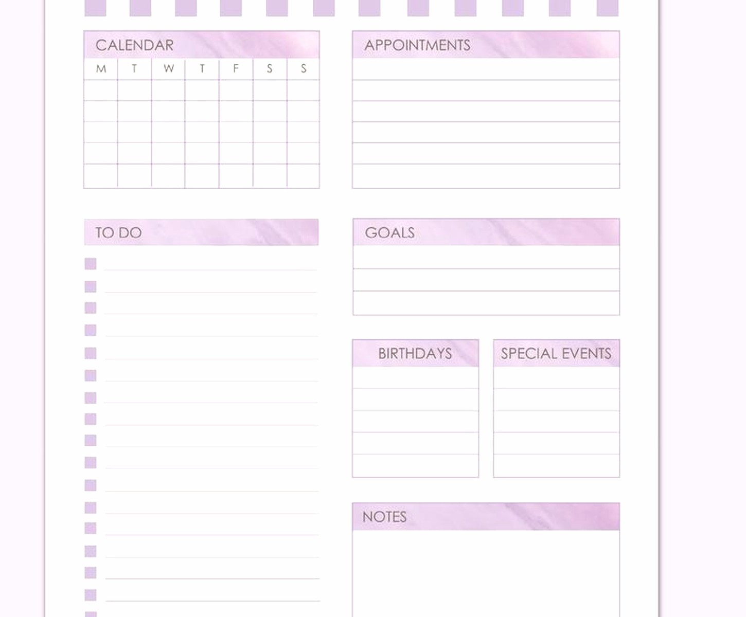 At a Glance Weekly Monthly Planner: Product Guide