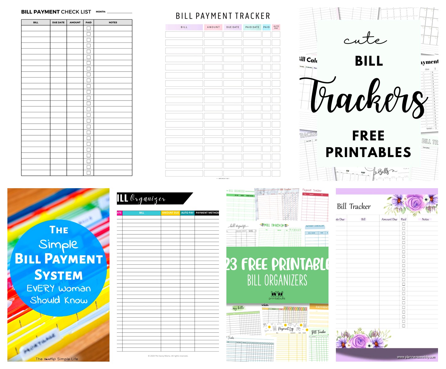 Bill Organizer Template: Free Downloads & Budget Tools